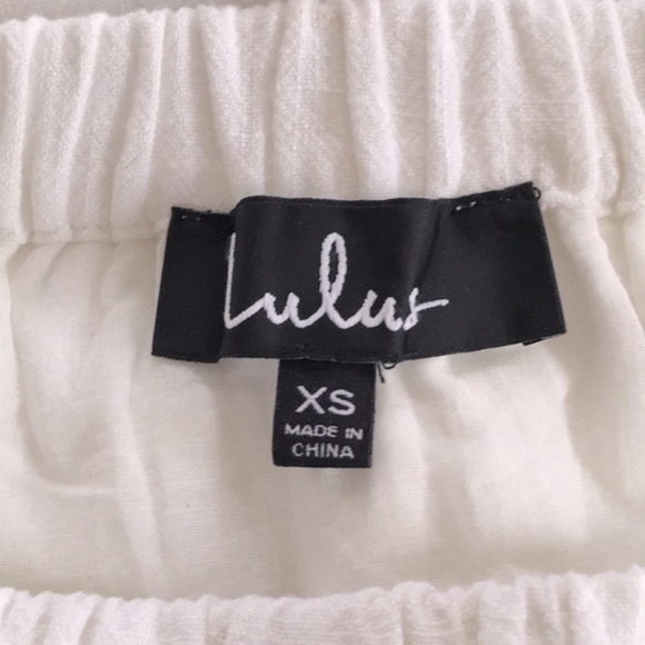 Lulus Al Fresco Ivory Off-the-Shoulder Dress XS - Picture 4 of 5